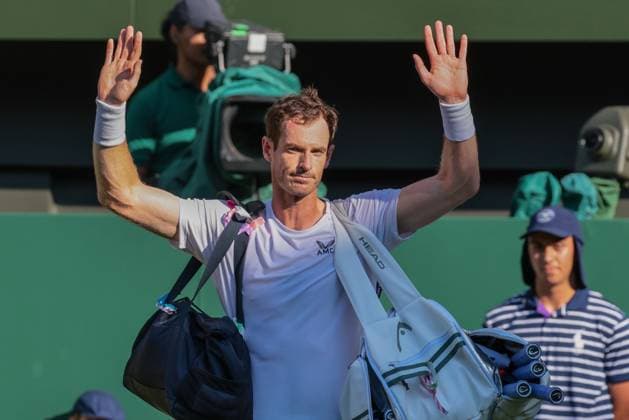 2023 Wimbledon Tournament LONDRES, LO - 07.07.2023: 2023 WIMBLEDON TOURNAMENT - Andy Murray (GBR) during the 2023 Wimbledon Tournament held in London, England. (Photo: Andre Chaco Fotoarena) x2398515x  AndrexChaco