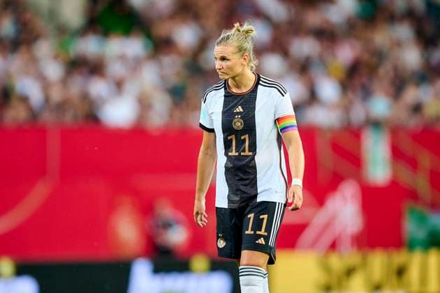 07 07 2023 football women soccer friendly match Germany gg Zambia sports photo zinc PeKo xpexkox Alexandra Popp 11, DFB Women National Team Disappointment Disappointed Unhappy Defeated cropped, portrait, portrait, single image, cropped deutschland_sambia_peko_zink