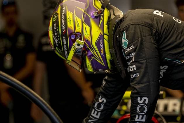 Silverstone - 07-07-2023, Silverstone Circuit, Lewis Hamilton at the Formula 1 Great Britain Grand Prix 2023 Friday Formula 1 Great Britain Grand Prix 2023 Friday  x21569888x Copyright: