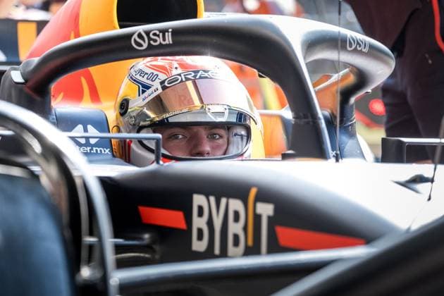 Max Verstappen NED, Oracle Red Bull Racing 1 in the Red Bull RB19 in the pits, British Grand Prix, Silverstone, Motorsport, Formula 1, British Grand Prix, Silverstone, Motorsport, Formula 1 Towcester Copyright: xEibner-Pressefotox EP_EER