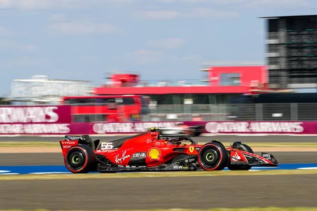 Formula 1 Championship - Formula 1 Aramco British Grand Prix 2023 - Practice 1 e 2 Carlos Sainz (SPA) Ferrari F1-23 during Formula 1 Aramco British Grand Prix 2023 - Practice 1 e 2, Formula 1 Championship in Silverstone, England, July 07 2023 Silverstone Silverstone circuit England Copyright: xAlessioxDexMarcox xLiveMediax LPS_993260