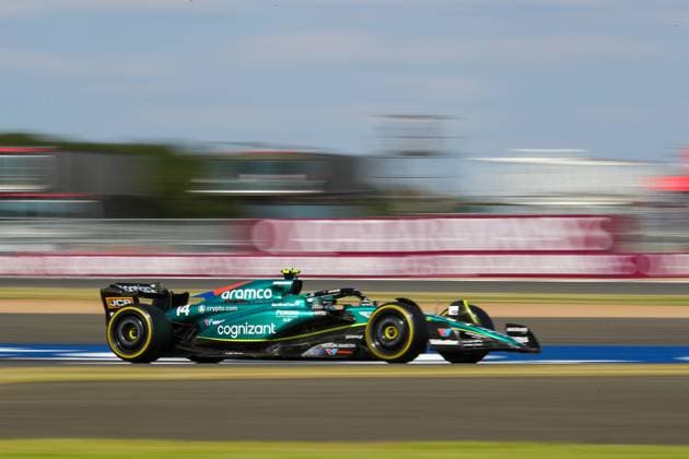 Formula 1 Championship - Formula 1 Aramco British Grand Prix 2023 - Practice 1 e 2 Fernando Alonso (SPA) Aston Martn AMR23 during Formula 1 Aramco British Grand Prix 2023 - Practice 1 e 2, Formula 1 Championship in Silverstone, England, July 07 2023 Silverstone Silverstone circuit England Copyright: xAlessioxDexMarcox xLiveMediax LPS_993372