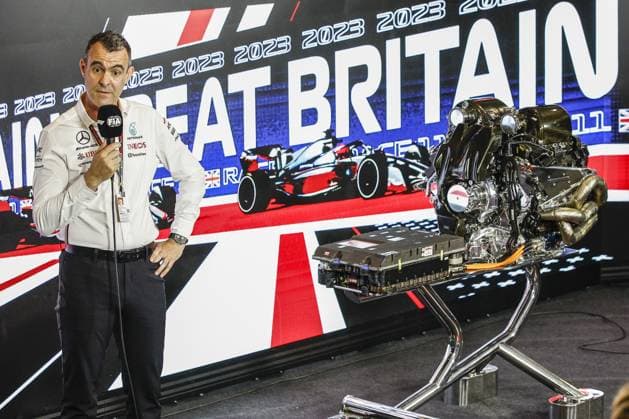 Formula 1, British GP at Silverstone, Hywel Thomas explains the Mercedes AMG Powertrain