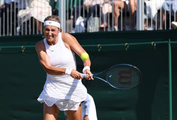 TENNIS - Wimbledon 2023 LONDON,ENGLAND,08.JUL.23 - TENNIS - WTA, Tennis Damen World Tour, Wimbledon, Grand Slam. Image shows Victoria Azarenka (BLR).  GEPAxpictures xAlanxGrieves