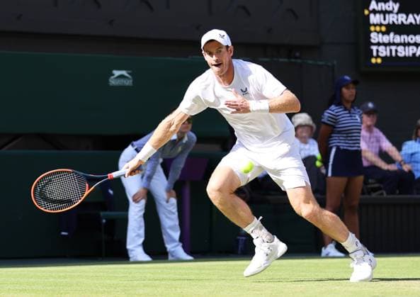 TENNIS - Wimbledon 2023 LONDON,ENGLAND,08.JUL.23 - TENNIS - ATP, Tennis Herren World Tour, Wimbledon, Grand Slam. Image shows Andy Murray (GBR).  GEPAxpictures xAlanxGrieves