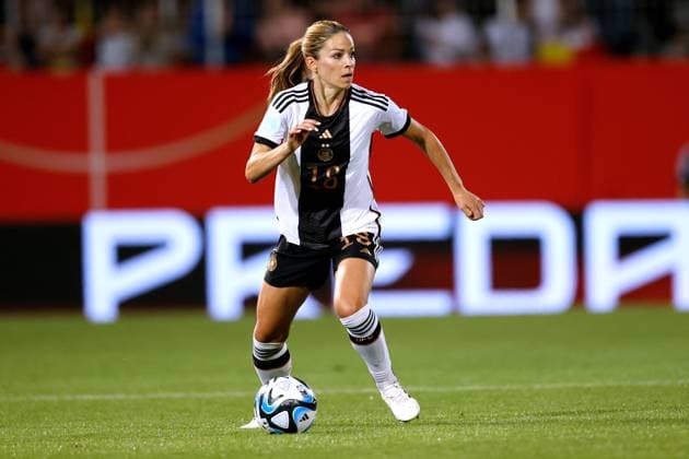 LEUPOLZ Melanie Team Germany DFB Frauen Fussball Laenderspiel Spiel Germany Zambia 2 3 am 07 07 2023 in Fuerth DFL REGULATIONS PROHIBIT ANY USE OF PHOTOGRAPHS as IMAGE SEQUENCES and or QUASI VIDEO Copyright: xLacixPerenyix