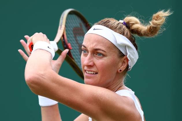 Mandatory Credit: Photo by Simon Dael Shutterstock (14001530o) Petra Kvitova during her third round match Wimbledon Tennis Championships, Day 6, The All England Lawn Tennis and Croquet Club, London, UK - 08 Jul 2023 Wimbledon Tennis Championships, Day 6, The All England Lawn Tennis and Croquet Club, London, UK - 08 Jul 2023  Copyright: xSimonxDael Shutterstockx 14001530o
