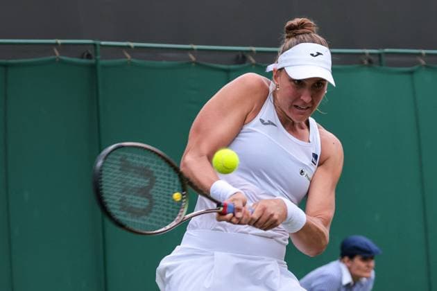 2023 Wimbledon Tournament LONDRES, LO - 08.07.2023: 2023 WIMBLEDON TOURNAMENT - Beatriz Haddad Maia (BRA) during the 2023 Wimbledon Tournament held in London, England. (Photo: Andre Chaco Fotoarena) x2398628x  AndrexChaco