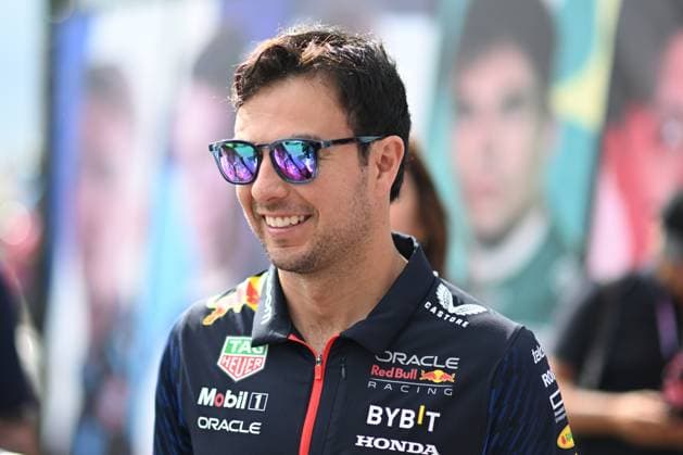 8th July 2023: Silverstone Circuit, Northamptonshire, England: Formula 1 2023 Aramco British F1 Grand Prix: Qualifying Day; Sergio Perez of the Red Bull Racing team  ActionPlus12528594 SimonxWest