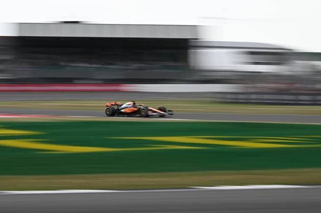 8th July 2023: Silverstone Circuit, Northamptonshire, England: Formula 1 2023 Aramco British F1 Grand Prix: Qualifying Day; Oscar Piastri of the McLaren-Mercedes team during the third practice session  ActionPlus12528601 SimonxWest