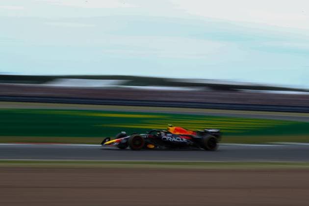 July 8, 2023, Silverstone, Englan, Great Britain: Sergio Perez (MEX) Redbull Racing RB19..during FORMULA 1 ARAMCO BRITISH GRAND PRIX 2023 - jUL7-9 Silverstone, Great Britain Silverstone Great Britain - ZUMAm217 20230708_zsp_m217_030 Copyright: xAlessioxDexMarcox