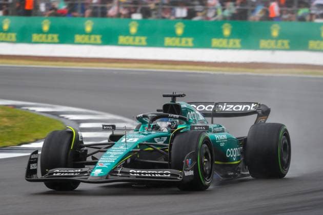 July 8, 2023, Silverstone, Englan, Great Britain: Lance Stroll (CAN) Aston Martn AMR23..during FORMULA 1 ARAMCO BRITISH GRAND PRIX 2023 - jUL7-9 Silverstone, Great Britain Silverstone Great Britain - ZUMAm217 20230708_zsp_m217_268 Copyright: xAlessioxDexMarcox