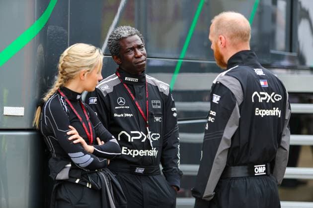 July 8, 2023, Silverstone, Englan, Great Britain: Apex GP fictional Team (Apple Movie)...during FORMULA 1 ARAMCO BRITISH GRAND PRIX 2023 - jUL7-9 Silverstone, Great Britain Silverstone Great Britain - ZUMAm217 20230708_zsp_m217_100 Copyright: xAlessioxDexMarcox