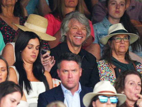 Tennis, Wimbledon, Day 6, Jon Bon Jovi as guest