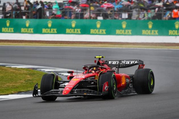 Formula 1 Championship - Formula 1 Aramco British Grand Prix 2023 - FP3 e Qualifying Carlos Sainz (SPA) Ferrari F1-23 during Formula 1 Aramco British Grand Prix 2023 - FP3 e Qualifying, Formula 1 Championship in Silverstone, England, July 08 2023 Silverstone Silverstone circuit England Copyright: xAlessioxDexMarcox xLiveMediax LPS_994187