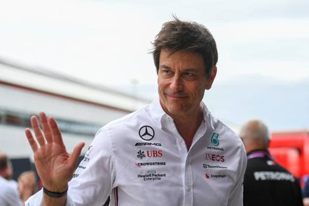 F1 Grand Prix of Great Britain - Qualifying Toto Wolff, team principle of Mercedes-AMG Peronas F1 Team during the Formula 1 Aramco British Grand Prix at Silverstone Circuit, Towcester, UK on Saturday 8th July 2023. United Kingdom  Copyright: xMIxNewsx originalFilename:fletcher-formula1230708_npIlf.jpg