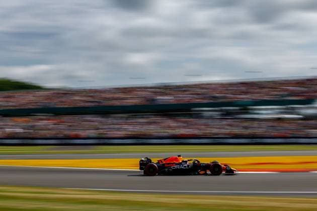 1 Max Verstappen NLD, Oracle Red Bull Racing , F1 Grand Prix of Great Britain at Silverstone Circuit on July 8, 2023 in Silverstone, Great Britain Photo by HOCH ZWEI Silverstone Great Britain