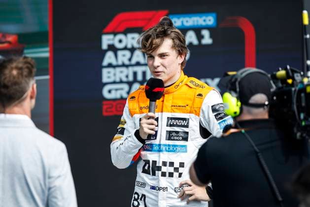 PIASTRI Oscar (aus), McLaren F1 Team MCL60, portrait during the 2023 Formula 1 Aramco British Grand Prix, 10th round of the 2023 Formula One World Championship, WM, Weltmeisterschaft from July 7 to 9, 2023 on the Silverstone Circuit, in Silverstone, United Kingdom - F1 - BRITISH GRAND PRIX 2023 DPPI Panoramic  00123024__R3_9386A 