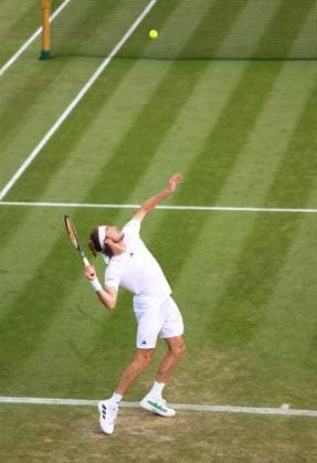 Mandatory Credit: Photo by Simon Dael Shutterstock (14001530el) Stefanos Tsitsipas during his third round match Wimbledon Tennis Championships, Day 6, The All England Lawn Tennis and Croquet Club, London, UK - 08 Jul 2023 Wimbledon Tennis Championships, Day 6, The All England Lawn Tennis and Croquet Club, London, UK - 08 Jul 2023  Copyright: xSimonxDael Shutterstockx 14001530el