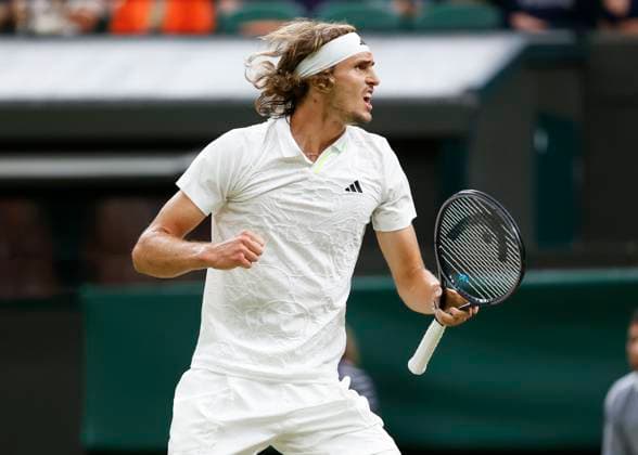 Alexander Zverev makes a fist and cheers, jubilation, joy, emotion Copyright: xJuergenxHasenkopfx