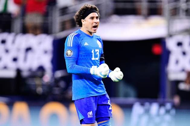 RECORD DATE NOT STATED 2023 CONCACAF Gold Cup Mexico vs Costa Rica CF Guillermo Ochoa of Mexico during the game Mexico (Mexican national team, Nationalteam vs Costa Rica, corresponding to Quarterfinals of the CONCACAF Gold Cup 2023, at AT-T Stadium, on July 08, 2023. <br><br> Guillermo Ochoa de Mexico durante el partido Mexico (Seleccion Nacional Mexicana) vs Costa Rica, correspondiente a cuartos de Final de la Copa Oro de la CONCACAF 2023, en el AT-T Stadium, el 08 de Julio de 2023. ARLINGTON TEXAS ESTADOS UNIDOS  Copyright: xJorgexMartinezx 20230708230610_CGC_CF_MEX_CRC_OCHOA287