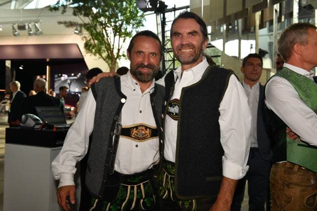Alexander and Thomas Huber Huberbuam Bavarian Sports Award 2023 prize, honor, award ceremony BMW World Munich 08 July 2023