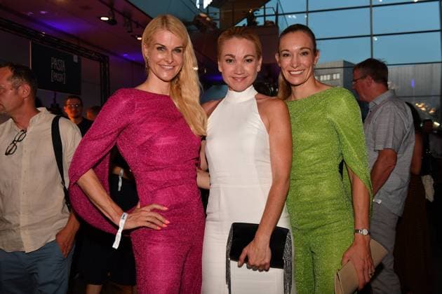 Natascha Grün, Lisa Maria Potthoff and Dr Christine Theis Bavarian Sports Award 2023 Award, Honoring, Presentation BMW World Munich 08 July 2023