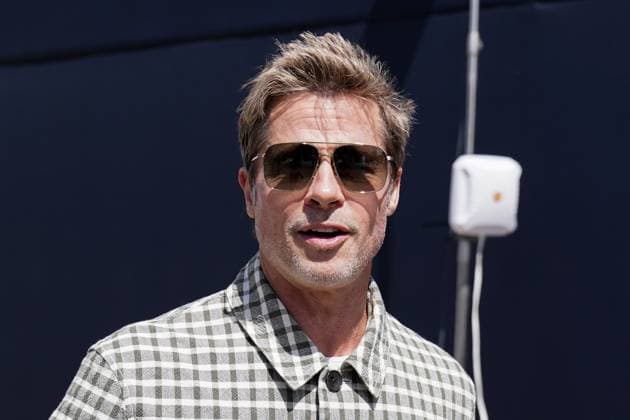 FORMULA 1 ARAMCO BRITISH GRAND PRIX 2023, 09 07 2023 Brad Pitt during the FORMULA 1 ARAMCO BRITISH GRAND PRIX 2023 at Silverstone Circuit, Silverstone, United Kingdom on 9 July 2023 Editorial Use Only Copyright: xEleanorxHoadx ESM-0747-0002