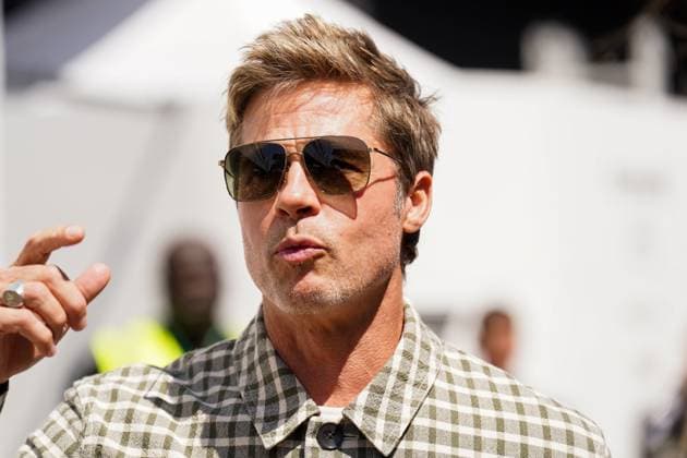 FORMULA 1 ARAMCO BRITISH GRAND PRIX 2023, 09 07 2023 Brad Pitt during the FORMULA 1 ARAMCO BRITISH GRAND PRIX 2023 at Silverstone Circuit, Silverstone, United Kingdom on 9 July 2023 Editorial Use Only Copyright: xEleanorxHoadx ESM-0747-0011