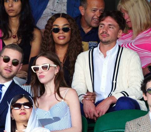 Mandatory Credit: Photo by Javier Garcia Shutterstock (14003010ay) Yasmin Finney and Phoebe Dynevor watching the action on Centre Court Wimbledon Tennis Championships, Day 7, The All England Lawn Tennis and Croquet Club, London, UK - 09 Jul 2023 Wimbledon Tennis Championships, Day 7, The All England Lawn Tennis and Croquet Club, London, UK - 09 Jul 2023  Copyright: xJavierxGarcia Shutterstockx 14003010ay