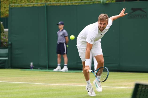 9th July 2023; All England Lawn Tennis and Croquet Club, London, England: Wimbledon Tennis Tournament; Lloyd Glasspool and Nicolas Mahut during their match with David Pel and Reese Stalder  ActionPlus12529057 ShaunxBrooks