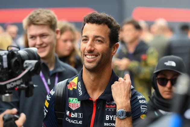 F1 Grand Prix of Great Britain - Qualifying Australian racing driver, Daniel Ricciardo in the paddock ahead of the Formula 1 Aramco British Grand Prix at Silverstone Circuit, Towcester, UK on Sunday 9th July 2023. United Kingdom  Copyright: xMIxNewsx originalFilename:fletcher-formula1230709_npIOz.jpg