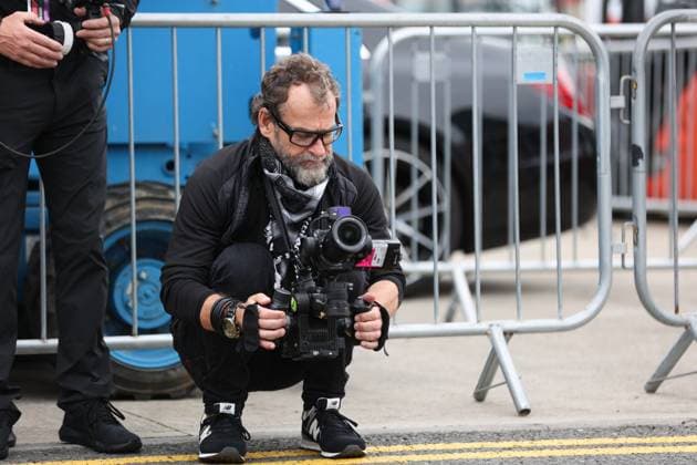 BIELAN Lucas, director of photography, DoP, for the upcoming F1 Film, Movie by Apple Studios Bruckheimer Films, portrait during the 2023 Formula 1 Aramco British Grand Prix, 10th round of the 2023 Formula One World Championship, WM, Weltmeisterschaft from July 7 to 9, 2023 on the Silverstone Circuit, in Silverstone, United Kingdom - F1 - BRITISH GRAND PRIX 2023 - RACE DPPI Panoramic 03323013_AV6_5750