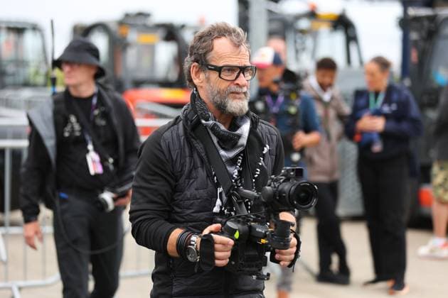 BIELAN Lucas, director of photography, DoP, for the upcoming F1 Film, Movie by Apple Studios Bruckheimer Films, portrait during the 2023 Formula 1 Aramco British Grand Prix, 10th round of the 2023 Formula One World Championship, WM, Weltmeisterschaft from July 7 to 9, 2023 on the Silverstone Circuit, in Silverstone, United Kingdom - F1 - BRITISH GRAND PRIX 2023 - RACE DPPI Panoramic 03323013_AV6_5774