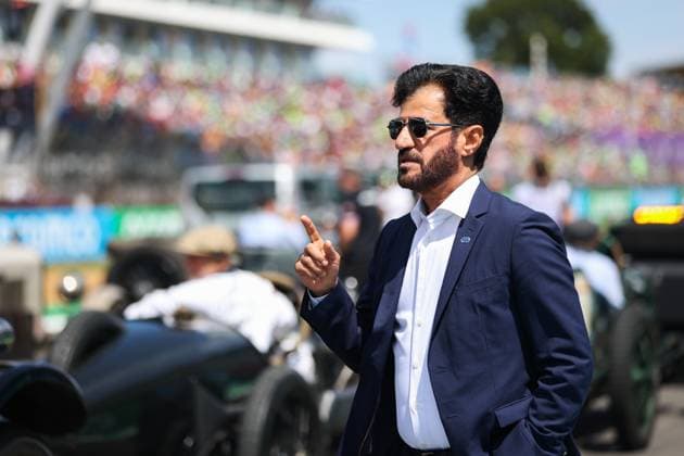 BEN SULAYEM Mohammed (uae), President of the FIA, portrait during the 2023 Formula 1 Aramco British Grand Prix, 10th round of the 2023 Formula One World Championship, WM, Weltmeisterschaft from July 7 to 9, 2023 on the Silverstone Circuit, in Silverstone, United Kingdom  Copyright: xAntoninxVincent DPPI IPAxSportx x xIPAxSportx 0 IPA_IPA39134040