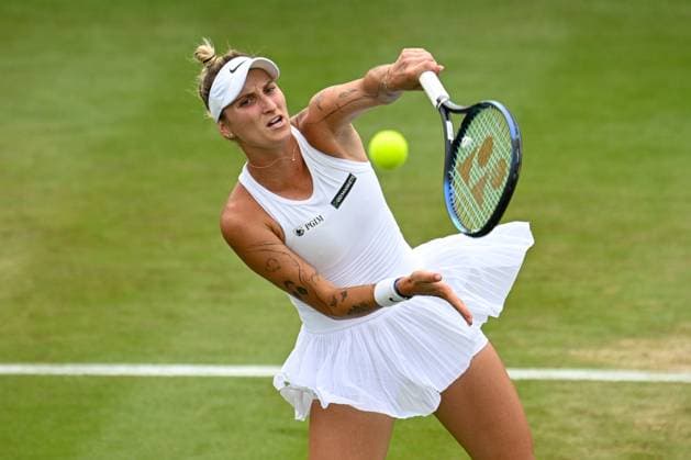 The Wimbledon Grand Slam tennis tournament, July 9, 2023, London. Czech tennis player Marketa Vondrousova. (CTKxPhoto SidorjakxMartin) CTKPhotoP2023070903329  CTKPhotoP2023070903329