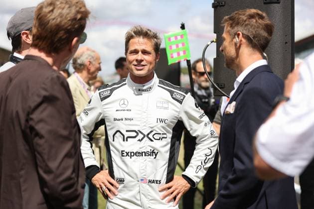 Formula 1, British GP at Silverstone, filming for Hollywood movie APEX with Brad Pitt
