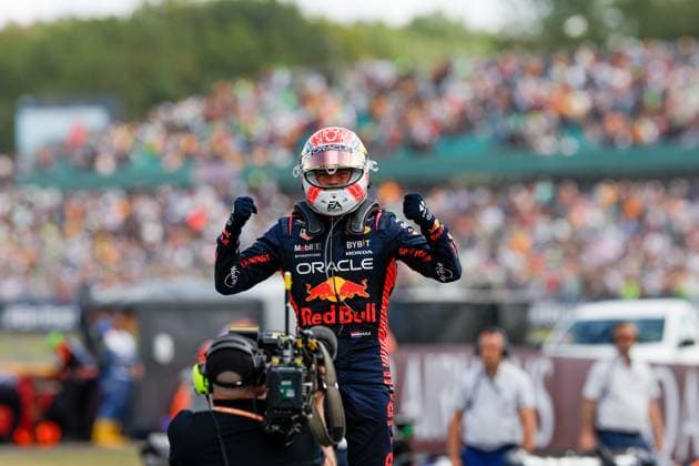 1 Max Verstappen NLD, Oracle Red Bull Racing , F1 Grand Prix of Great Britain at Silverstone Circuit on July 9, 2023 in Silverstone, Great Britain Photo by HOCH ZWEI Silverstone Great Britain