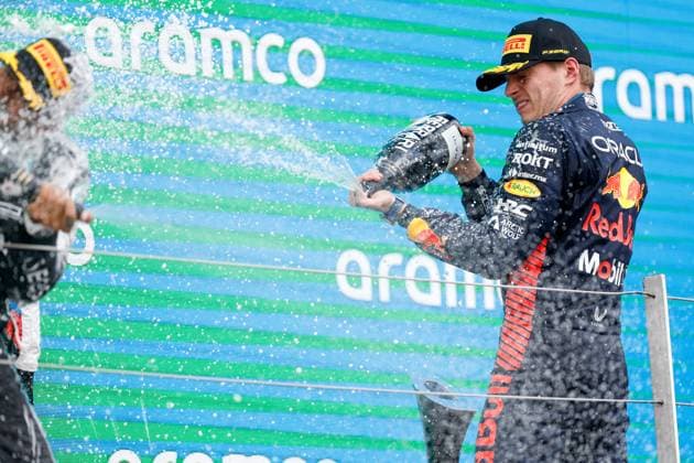 1 Max Verstappen NLD, Oracle Red Bull Racing , F1 Grand Prix of Great Britain at Silverstone Circuit on July 9, 2023 in Silverstone, Great Britain Photo by HOCH ZWEI Silverstone Great Britain