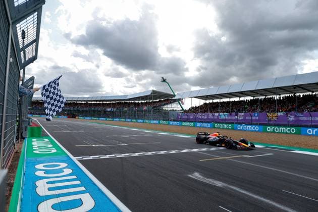 1 Max Verstappen NLD, Oracle Red Bull Racing , F1 Grand Prix of Great Britain at Silverstone Circuit on July 9, 2023 in Silverstone, Great Britain Photo by HOCH ZWEI Silverstone Great Britain