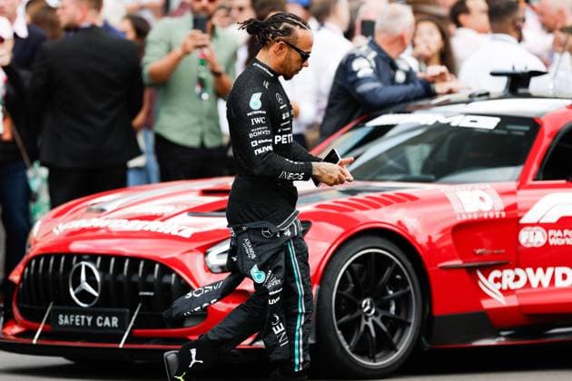44 Lewis Hamilton GBR, Mercedes AMG Petronas F1 Team , F1 Grand Prix of Great Britain at Silverstone Circuit on July 9, 2023 in Silverstone, Great Britain Photo by HOCH ZWEI Silverstone Great Britain