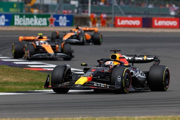 1 Max Verstappen NLD, Oracle Red Bull Racing , F1 Grand Prix of Great Britain at Silverstone Circuit on July 9, 2023 in Silverstone, Great Britain Photo by HOCH ZWEI Silverstone Great Britain