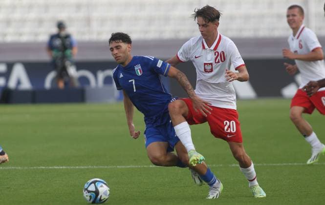 Football, U19 European Championship, Italy - Poland