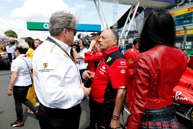 Frederic Vasseur FRA, Scuderia Ferrari , F1 Grand Prix of Great Britain at Silverstone Circuit on July 9, 2023 in Silverstone, Great Britain Photo by HOCH ZWEI Silverstone Great Britain