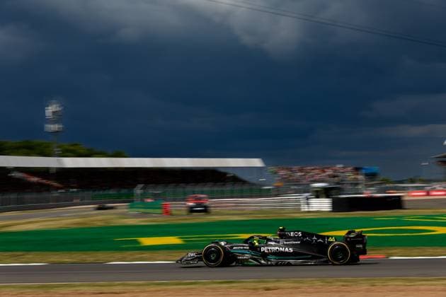 44 Lewis Hamilton GBR, Mercedes AMG Petronas F1 Team , F1 Grand Prix of Great Britain at Silverstone Circuit on July 9, 2023 in Silverstone, Great Britain Photo by HOCH ZWEI Silverstone Great Britain