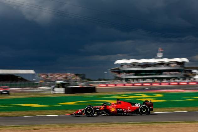 16 Charles Leclerc MCO, Scuderia Ferrari , F1 Grand Prix of Great Britain at Silverstone Circuit on July 9, 2023 in Silverstone, Great Britain Photo by HOCH ZWEI Silverstone Great Britain