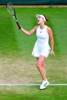 Mandatory Credit: Photo by Javier Garcia Shutterstock (14003010gz) Elina Svitolina during her fourth round match Wimbledon Tennis Championships, Day 7, The All England Lawn Tennis and Croquet Club, London, UK - 09 Jul 2023 Wimbledon Tennis Championships, Day 7, The All England Lawn Tennis and Croquet Club, London, UK - 09 Jul 2023  Copyright: xJavierxGarcia Shutterstockx 14003010gz