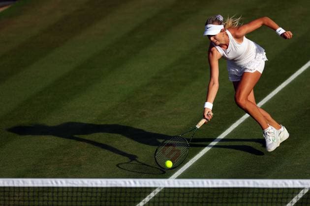 Mandatory Credit: Photo by Ella Ling Shutterstock (14003007av) Katie Boulter during her mixed doubles second round match Wimbledon Tennis Championships, Day 7, The All England Lawn Tennis and Croquet Club, London, UK - 09 Jul 2023 Wimbledon Tennis Championships, Day 7, The All England Lawn Tennis and Croquet Club, London, UK - 09 Jul 2023  Copyright: xEllaxLing Shutterstockx 14003007av