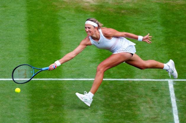 Mandatory Credit: Photo by Javier Garcia Shutterstock (14003010he) Victoria Azarenka during her fourth round match Wimbledon Tennis Championships, Day 7, The All England Lawn Tennis and Croquet Club, London, UK - 09 Jul 2023 Wimbledon Tennis Championships, Day 7, The All England Lawn Tennis and Croquet Club, London, UK - 09 Jul 2023  Copyright: xJavierxGarcia Shutterstockx 14003010he