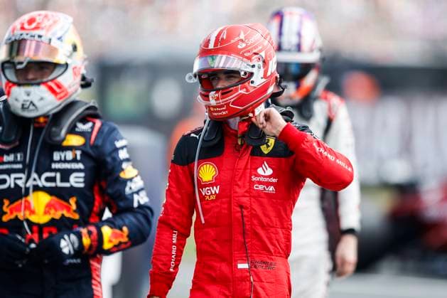 LECLERC Charles (mco), Scuderia Ferrari SF-23, portrait during the 2023 Formula 1 Aramco British Grand Prix, 10th round of the 2023 Formula One World Championship, WM, Weltmeisterschaft from July 7 to 9, 2023 on the Silverstone Circuit, in Silverstone, United Kingdom - F1 - BRITISH GRAND PRIX 2023 - RACE DPPI Panoramic  03323013__R3_1574 